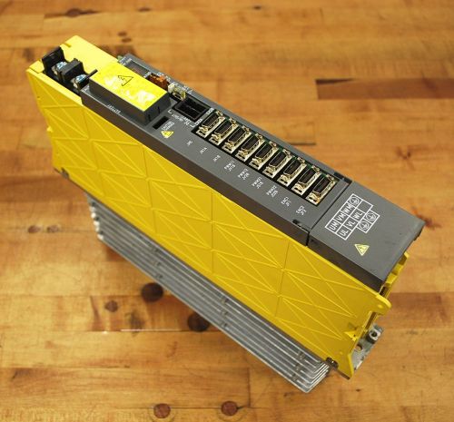 Fanuc A06B-6079-H206 Servo Amplifier, Missing Top Terminal Cover,Cracked Plastic