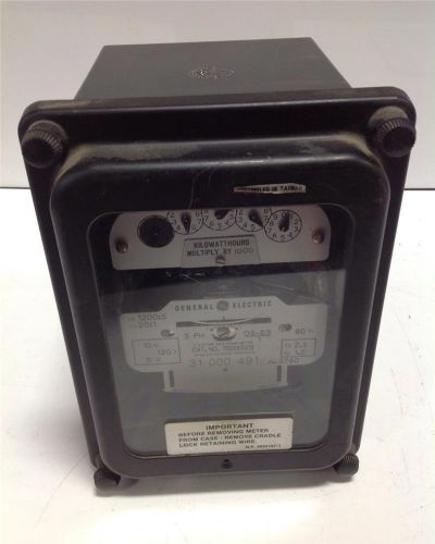 GENERAL ELECTRIC DS-63 POLYPHASE WATTHOUR METER 700X63G15