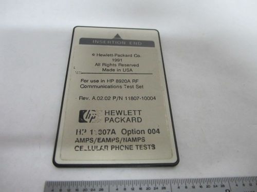 HP HEWLETT PACKARD MEMORY CARD 8920A PCMCIA BYTES SRAM  BIN#S2-54