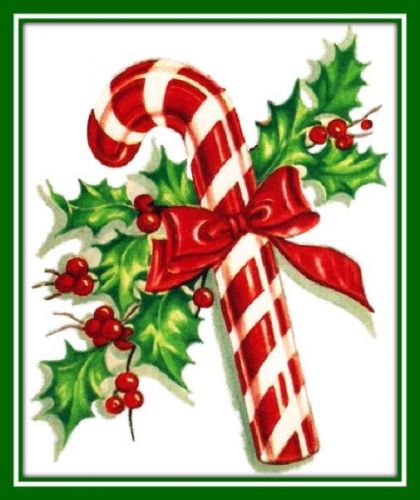 30 Custom Candy Cane Art Personalized Address Labels