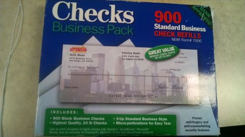 Checks Business Pack, Form #7000
