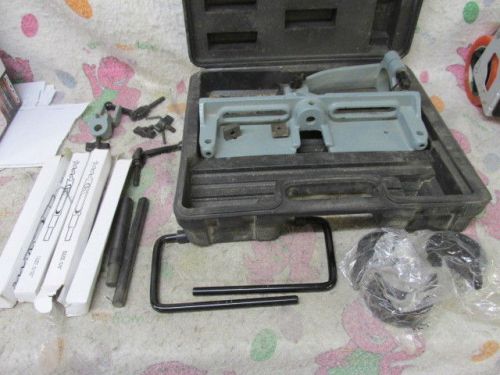 Delta Woodworking Mortising Attachment Four Drill Press Chisel &amp; Bit Sets
