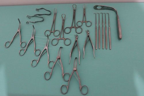 19 Pcs AESCULAP surgical instruments
