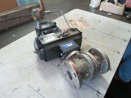 Kitz S/S Ball Valve W/Pneumatic Actuator/Ind Fig #150UTBZM 1.5&#034; 150# Flg (NEW)