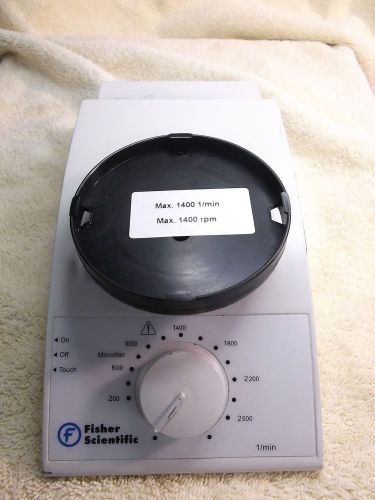 FISHER SCIENTIFIC Model MS1 S7 Vortex Mixer Shaker  200-2500 RPM  TESTED - WORKS