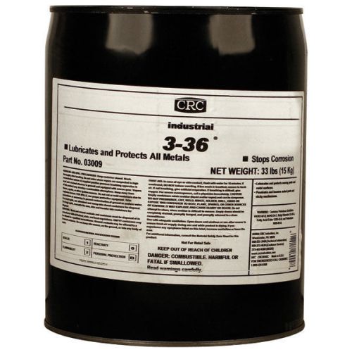Crc 3-36 multi-purpose lubricant - container size: 5 gallon pail mfr : 03009 for sale