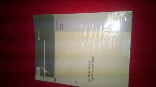 hp model 85024a high frequency  probe operating and service manual 85024-90001