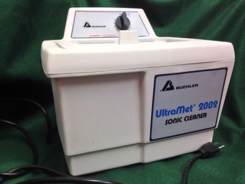 Buehler UltraMet 2002 Ultrasonic Cleaner with 2.3 liter capacity &amp; 60 min timer