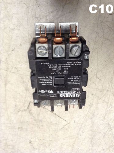 Siemens 42bf35ajafu 30a open contactor 3-pole 24v coil for sale