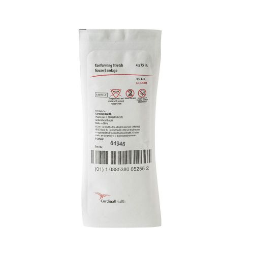Conforming Stretch Gauze Bandage 4&#034; x 75&#034;, Unstretched, Sterile, Latex-Free Part