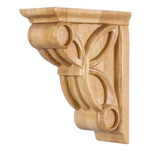 One Pair-(2 Corbels- Celtic Weave Corbels- 3&#034; x 6-3/8&#034;deepx 8&#034;tall-COR6-1-RW