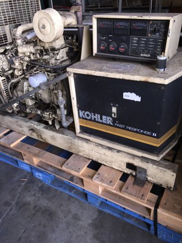 Kohler 30rz282 30kw stationary standby generator and transfer switch propane ng for sale