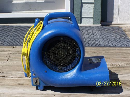 WINDSOR WB3 COMMERCIAL CARPET DRYER PORTABLE  AIR WIND BLOWER