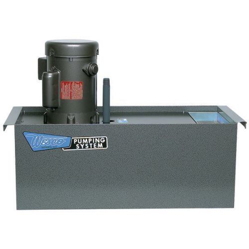 Wesco pumps 1025 coolant pump &amp; tank - rectangle tank for sale