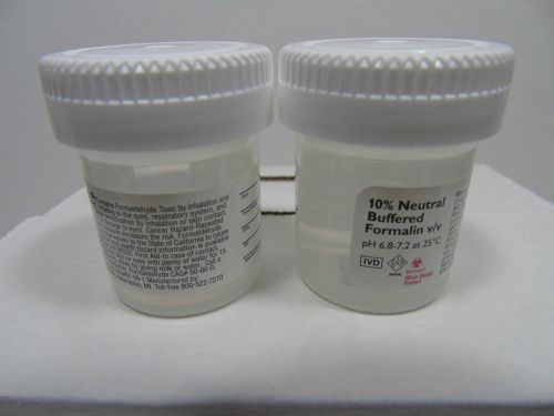 Formalin 10% Neutral Buffered Prefilled Histology Containers 20ml. 24/box