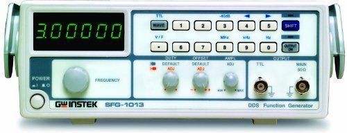 GW Instek SFG-1013 DDS Function Generator with Voltage and 6 Digit LED Display,