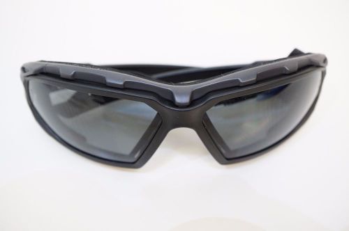 Pyramex Highlander Plus Safety Glasses Black Frame with Grey Anti-Fog Lens