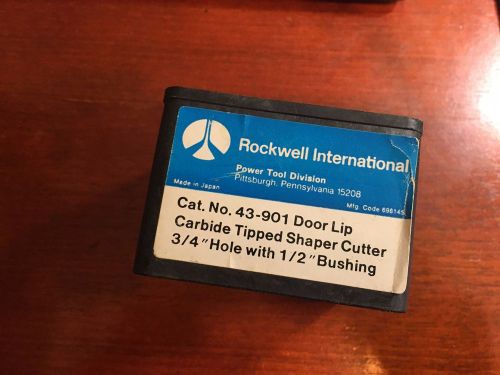 Rockwell Carbide Tipped Shaper Cutter Wedge Router Bit