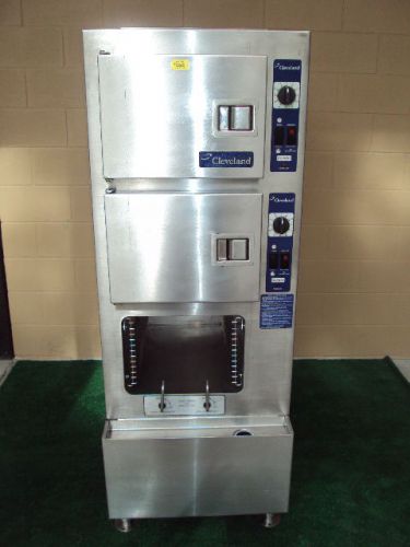 CLEVELAND GEMINI 24CGA6.2 GAS CONVECTION STEAMER/W NEW H20 FILTER SYSTEM ! ! !