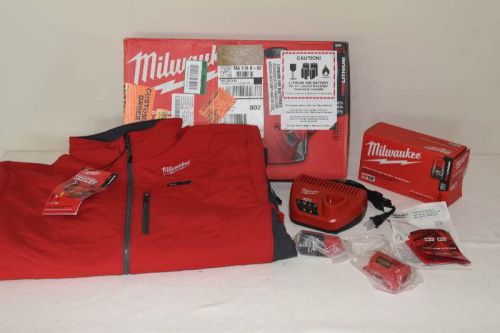 Milwaukee 2391 2X-Large M12 Cordless Lithium-Ion Red Heated Jacket Kit