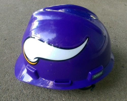 Msa safety works official minnesota vikings nfl hard hat, medium for sale