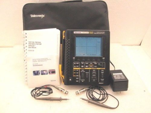 Tektronix THS720P Oscilloscope/DMM/Power Analyzer 100MHz 500MS/s w/ Probes