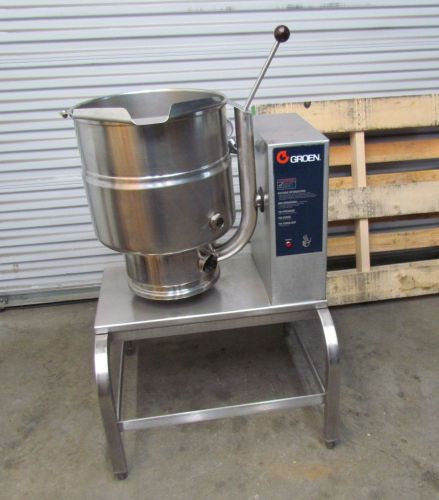 Groen TDB-40 Electric 40 Qt. Steam Jacketed Kettle 3 Phase 208 V  Local Pickup