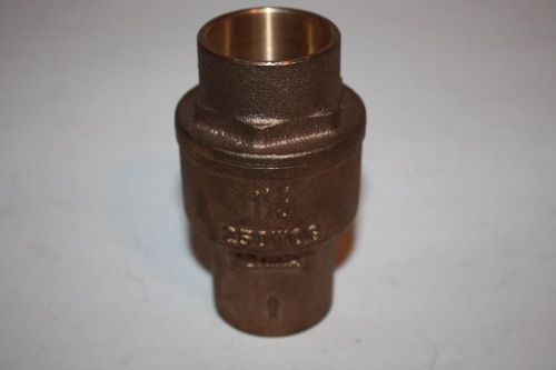 Milwaukee bronze spring check valve  up1548t 114 1 1/4&#034; solder new for sale