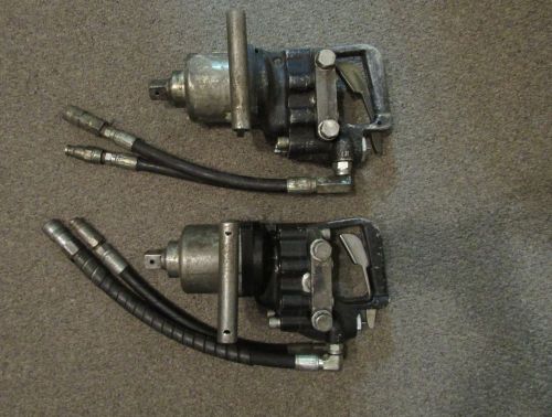 LOT OF 2 STANLEY 1&#034; DRIVE UNDERWATER HYDRAULIC IMPACT WRENCH / GUN NO.IW16 PARTS