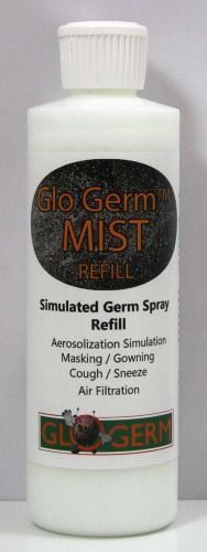 Glo germ mist non-aerosol simulated germ refill - 8oz bottle for sale