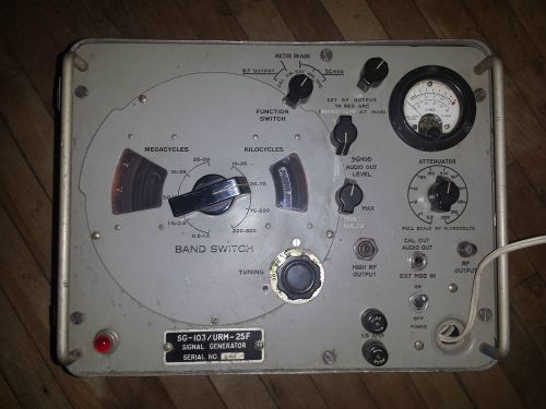 Military sg103-urm25f signal generator - ham radio testing equipment for sale