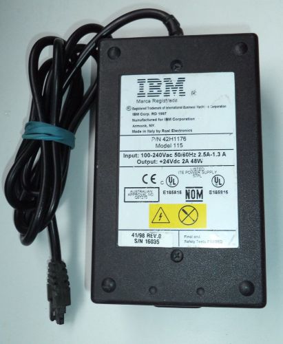 Genuine IBM 42H1176 Power Brick Mod 115 +24Vdc 2A 48W for 4610 Printer