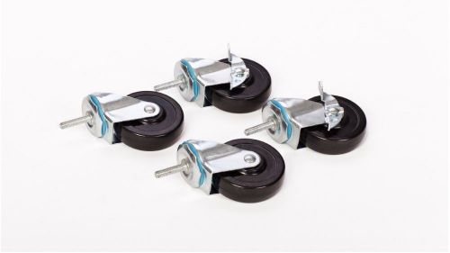 4&#034; Casters with a 3/8&#034; Bolt – 4 Pack