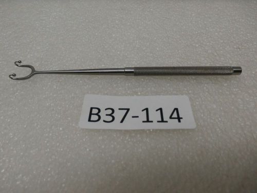 WECK 54500 FOMON Retractor 6.25&#034; Twp Prong Ball Ends 12mm Surgical Instruments