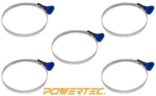 PowerTec POWERTEC 70127 2.5-Inch Key Hose Clamp, 5-Pack