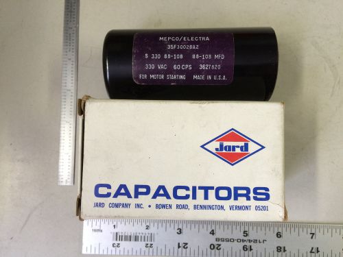 Jard Mepco Electra Capacitor 35F3002BA2 S 330 88-108 MFD - NOS I2515