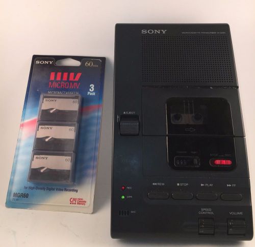 Sony microcassette transcriber m-2000 for sale
