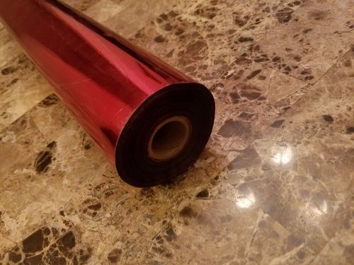 Metallic Red Hot Stamping Foil Roll 17in x 600&#039;