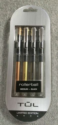 TUL Rollerball ,Medium Black Pen ( 0.7mm) Limited Edition , New, Fast Shipping