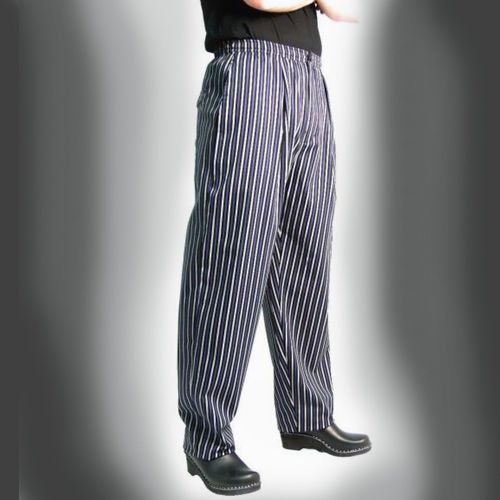 Chef Revival Executive Chef Pants Cotton Blue/Gray Soho Stripe