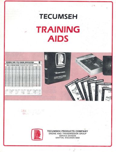 TECUMSEH TRAINING AIDS  MANUAL 1989