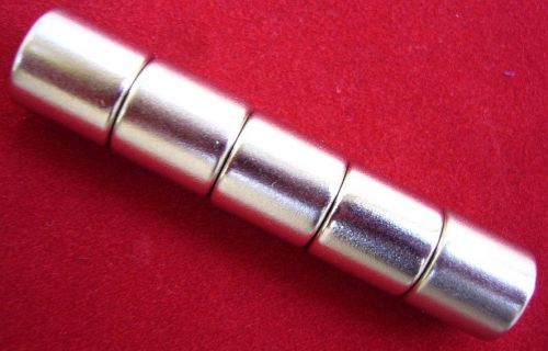 5 n48 neodymium magnets-3/8&#034; x 3/8&#034; - cylinder for sale