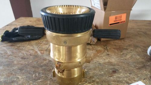 Elkhart brass industrial fire hose nozzle, csw-lb for sale