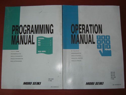 Mori Seiki Programming Manual &amp; Operator Manual