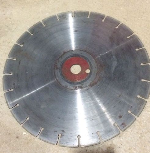 14 Inch Concrete Diamond Blade. Great Condition. Norton (label missing)