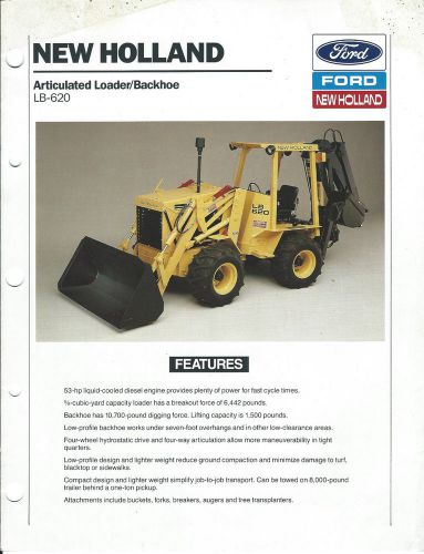 Equipment Brochure - New Holland - LB-620 - Articulated Loader Backhoe (E3017)