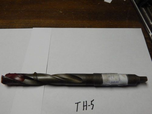 M/S  7/8&#034; x # 3 Taper Shank Twist Drill Bit with Carbide Tip Flutes