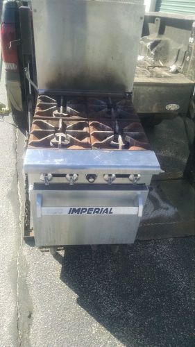 imperial 4 burrner stove restaurant