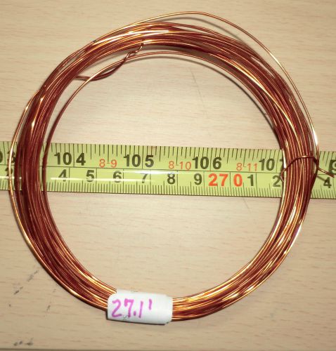 Solid AWG #20 Copper Enameled &#039;Magnet&#039; Wire 25ft+ Vintage From the 60&#039;s