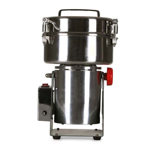 220V Automatic continuous Hammer Mill Herb Grinder pulverizer YF-200